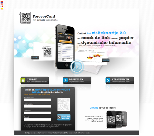 4Evercard Mobile Contact Information Exchange System