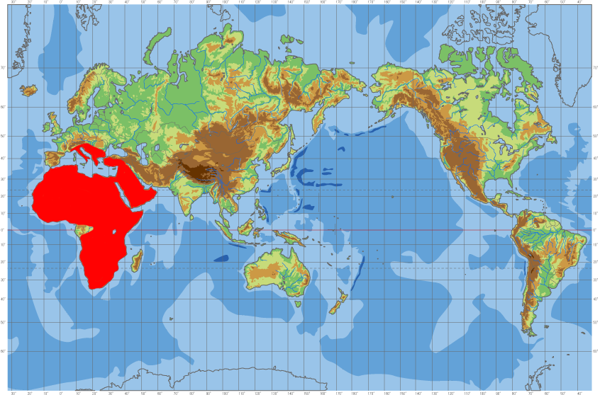 Lanner Falcon Natural Habitat Map